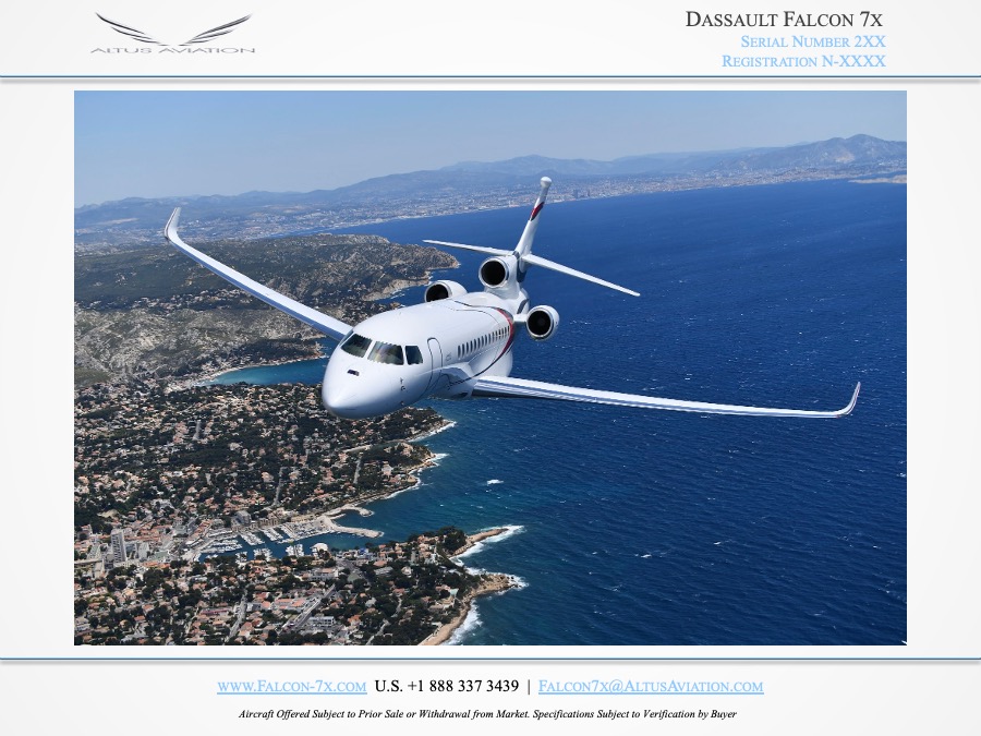 Dassault Falcon 7x Specification P1