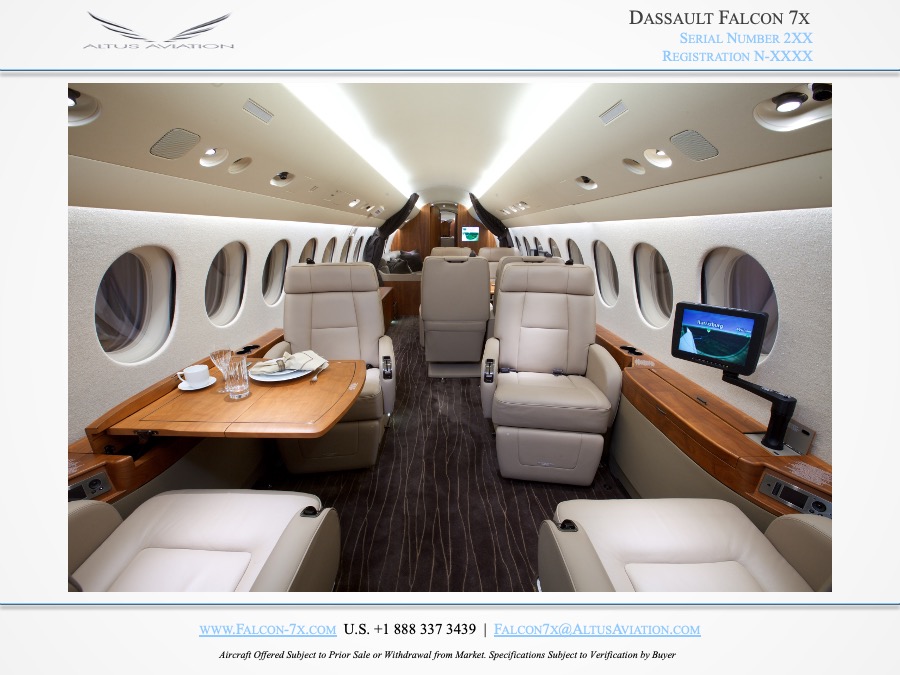 Dassault Falcon 7x Specification P3